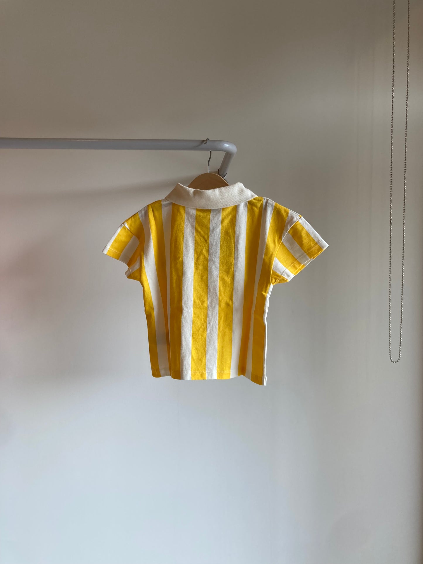 the campamento / yellow stripe polo