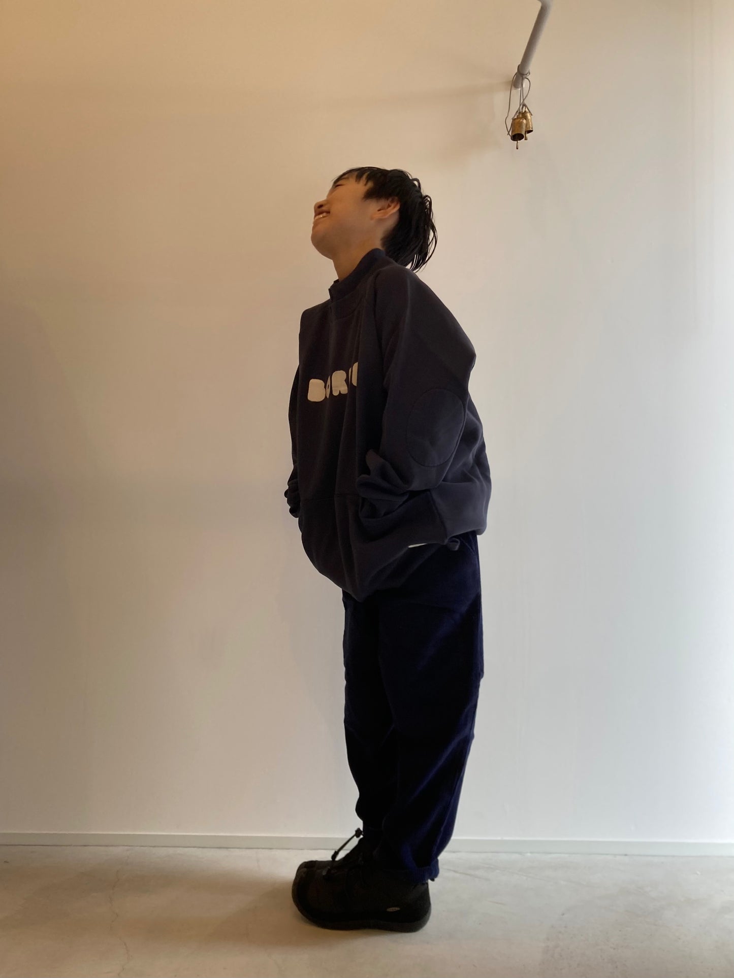 borne / mock sweat navy blue