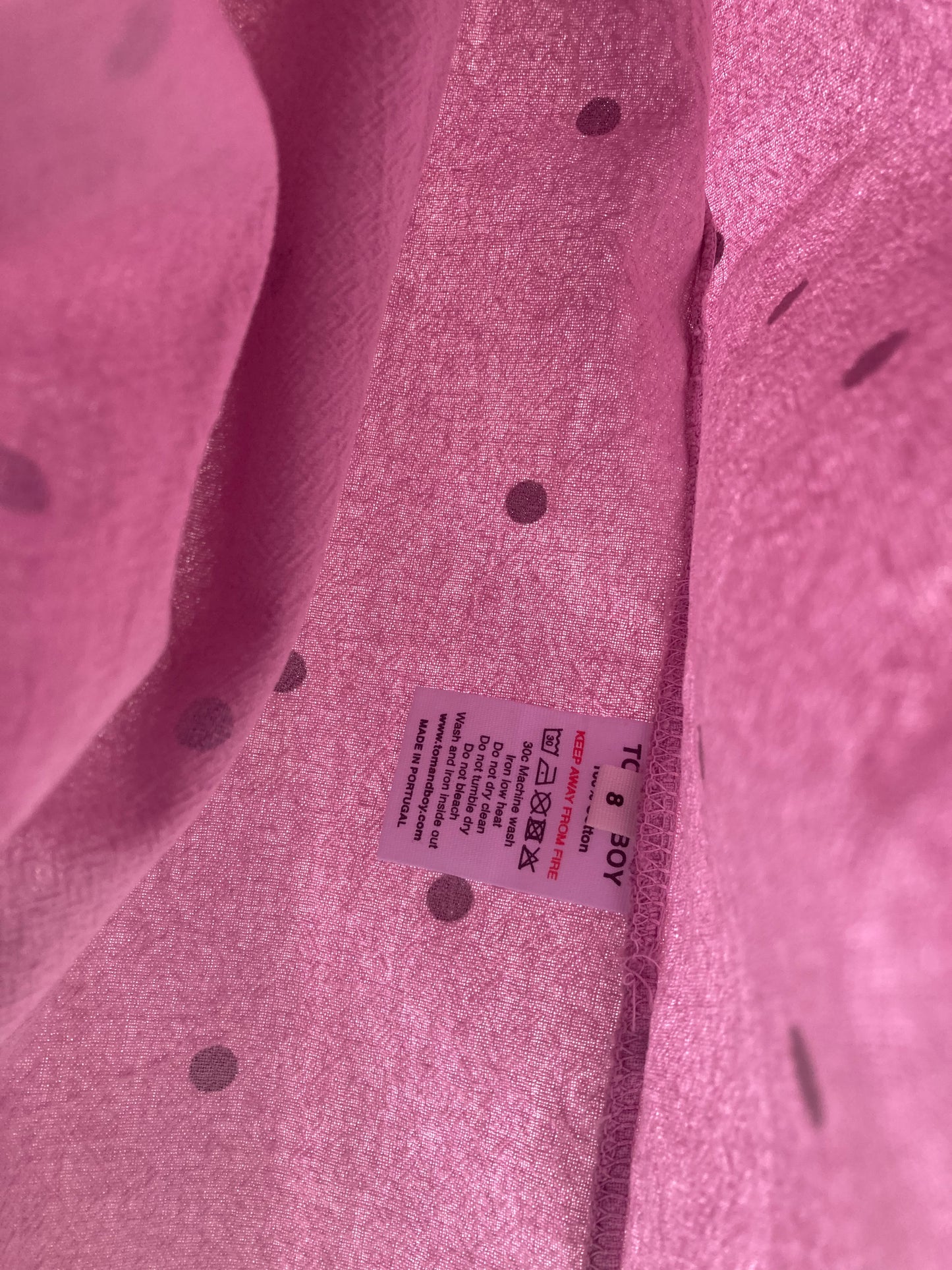 tom&boy / dot shirts lavender