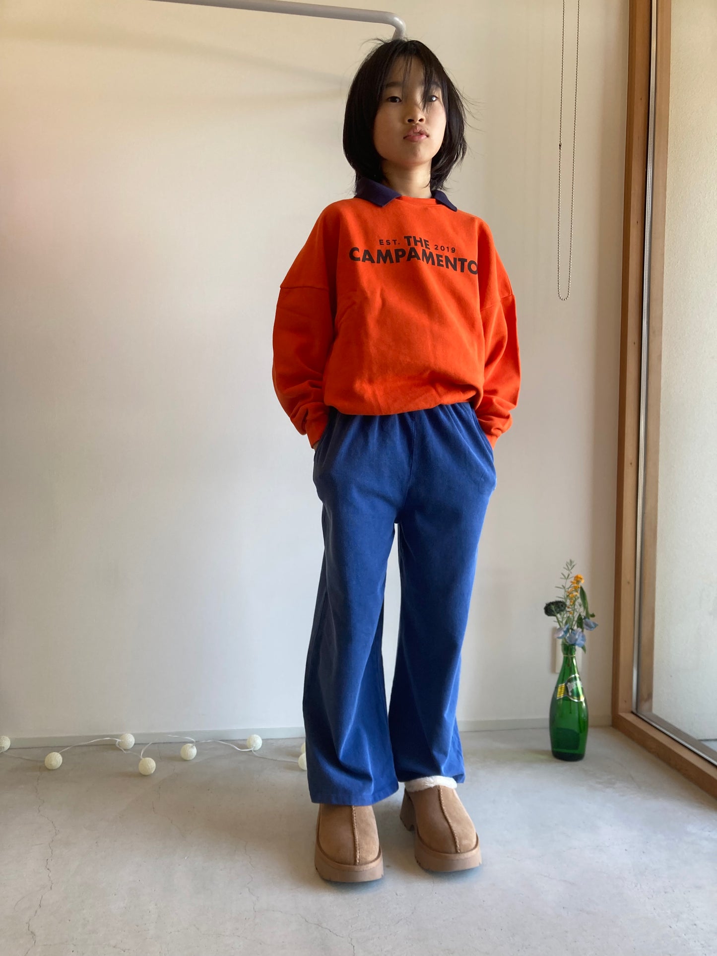 the campamento / orange kids sweatshirt