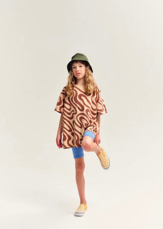 main story / loose tee honey peach last 8y !