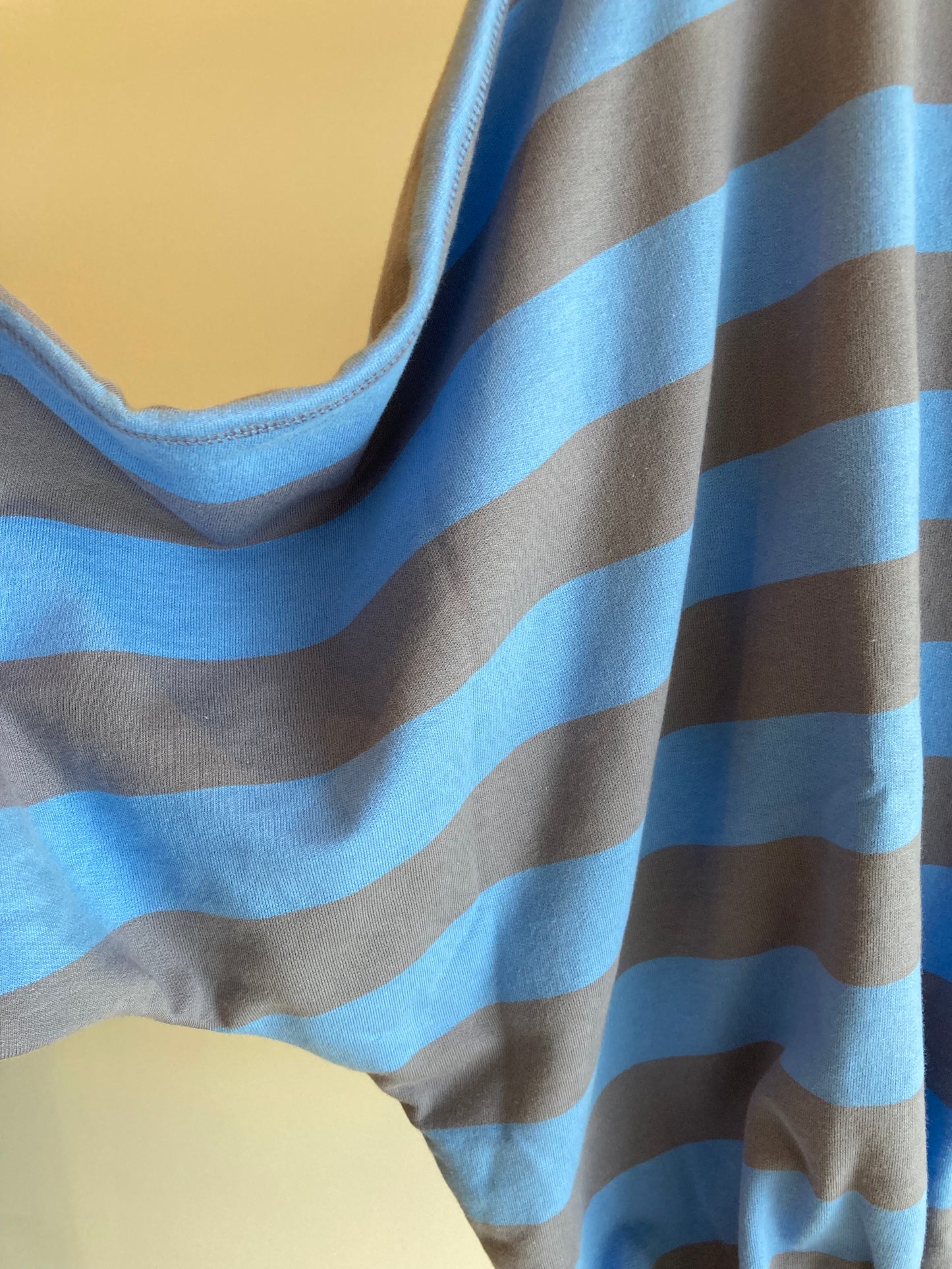 repose ams / iris crop sweater / block stripe