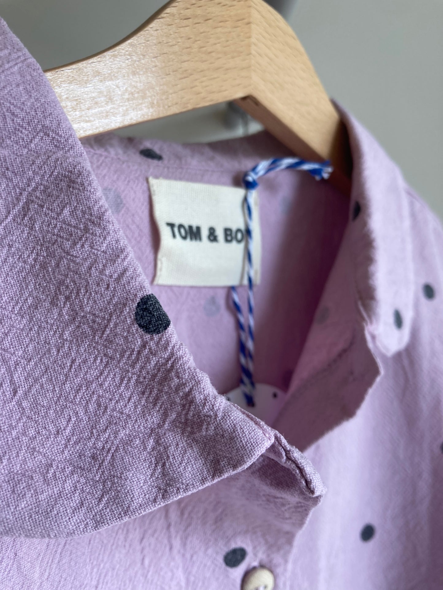 tom&boy / dot shirts lavender