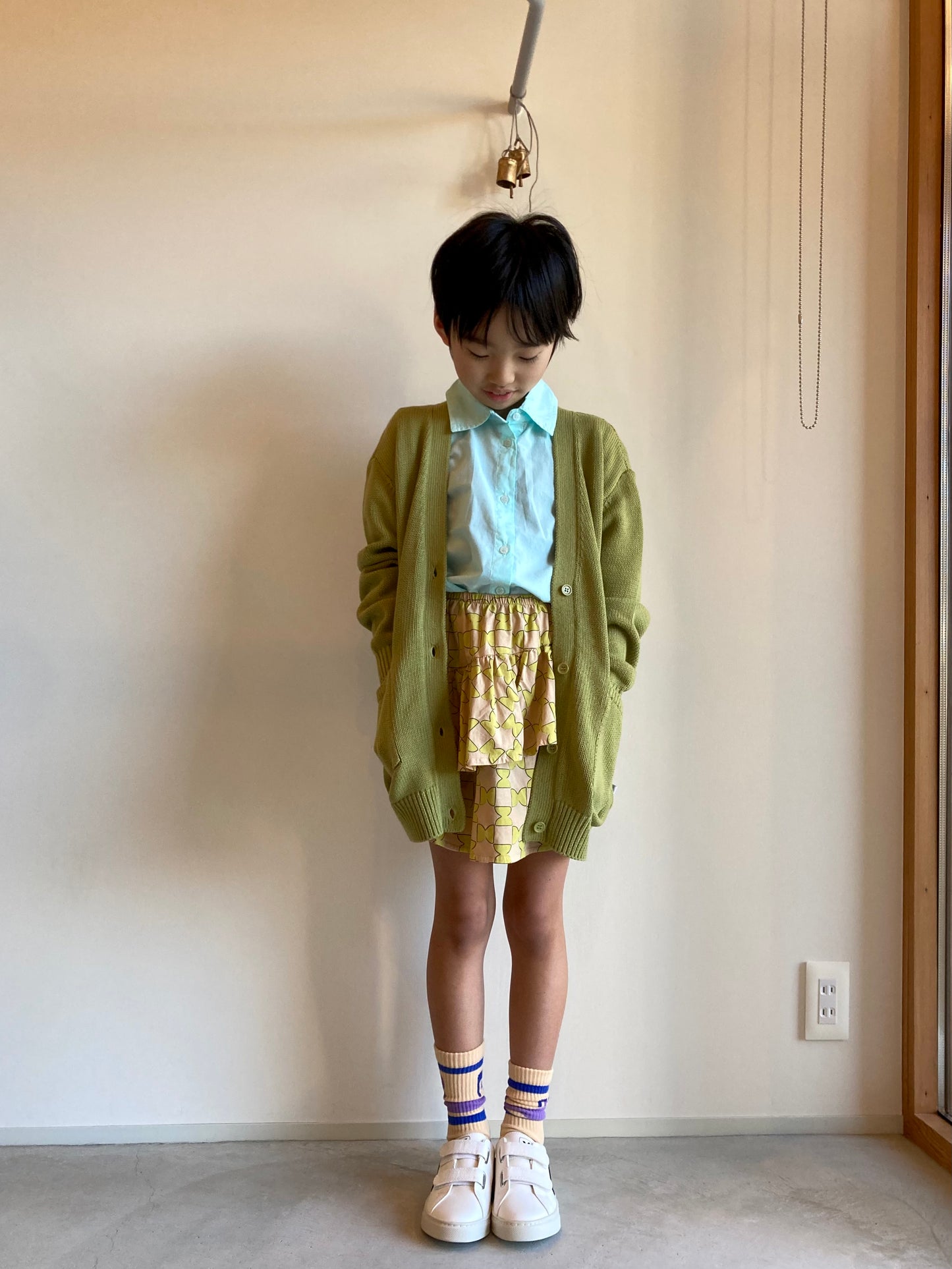 repose ams / Ruffle Skirt - Lime Yoyo