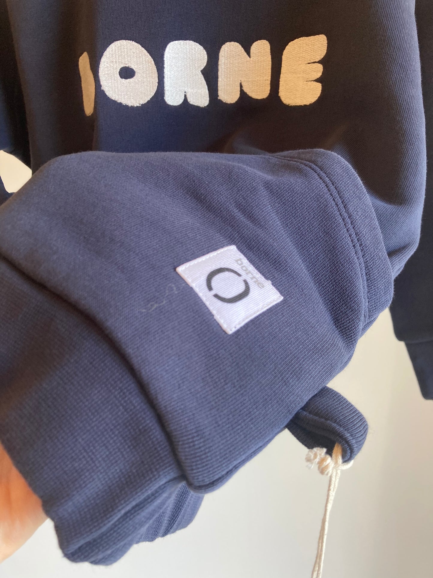 borne / mock sweat navy blue