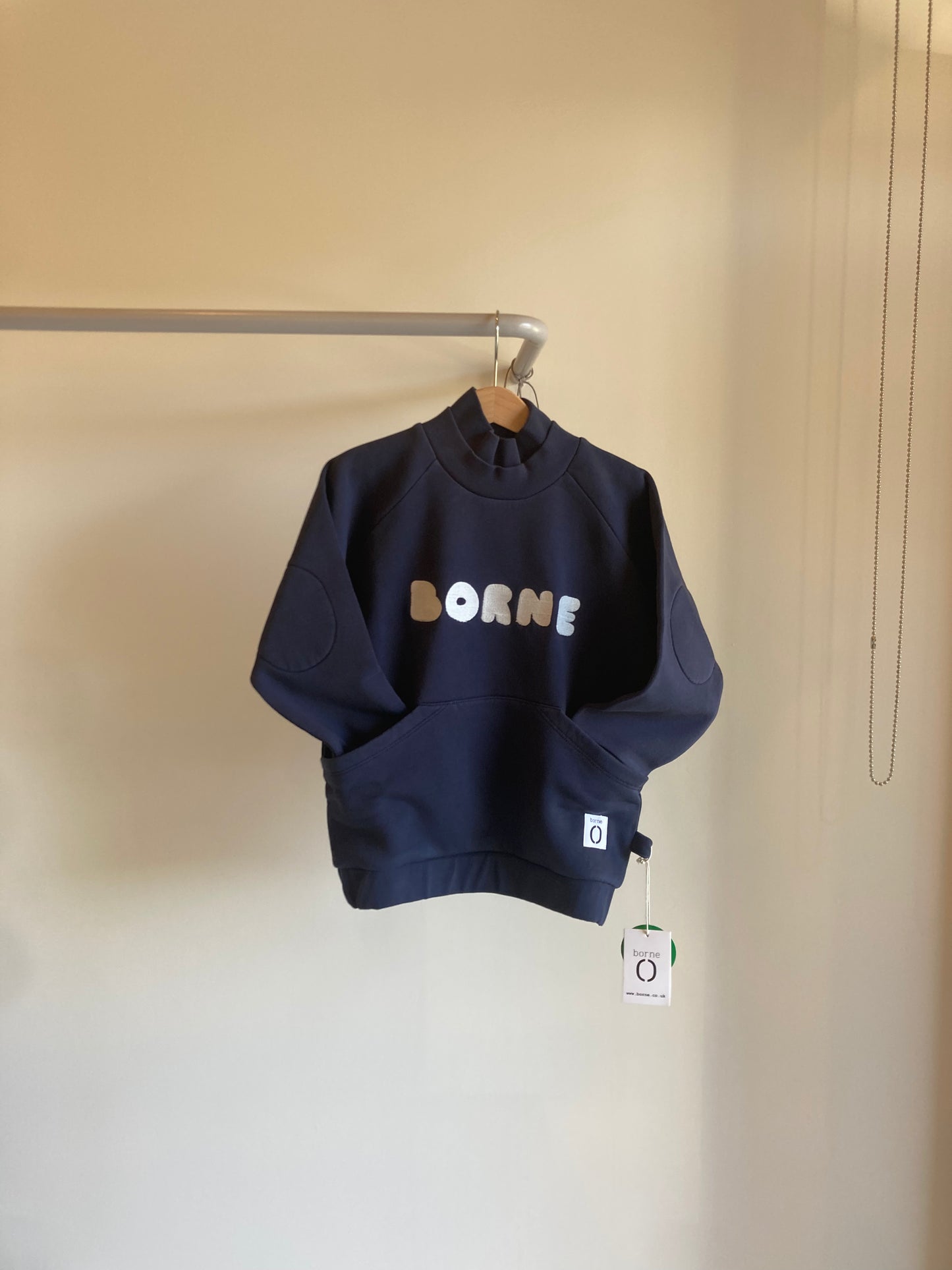borne / mock sweat navy blue
