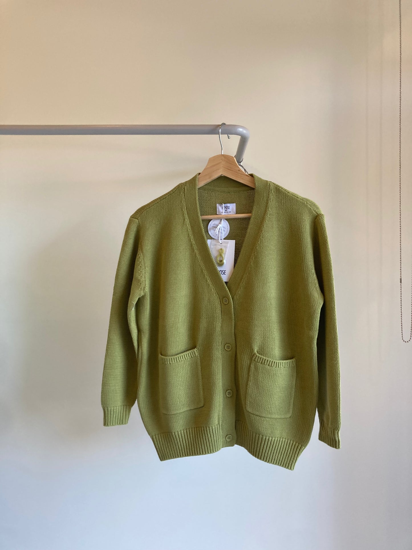 repose ams / knit grandpa cardigan