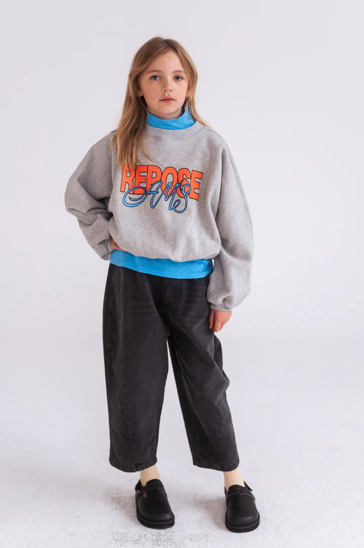 repose ams / iris crop sweater