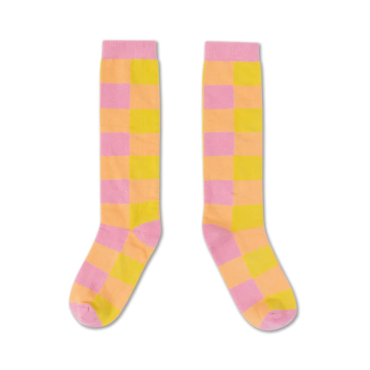 repose ams / Knee Socks - Lime BB Check