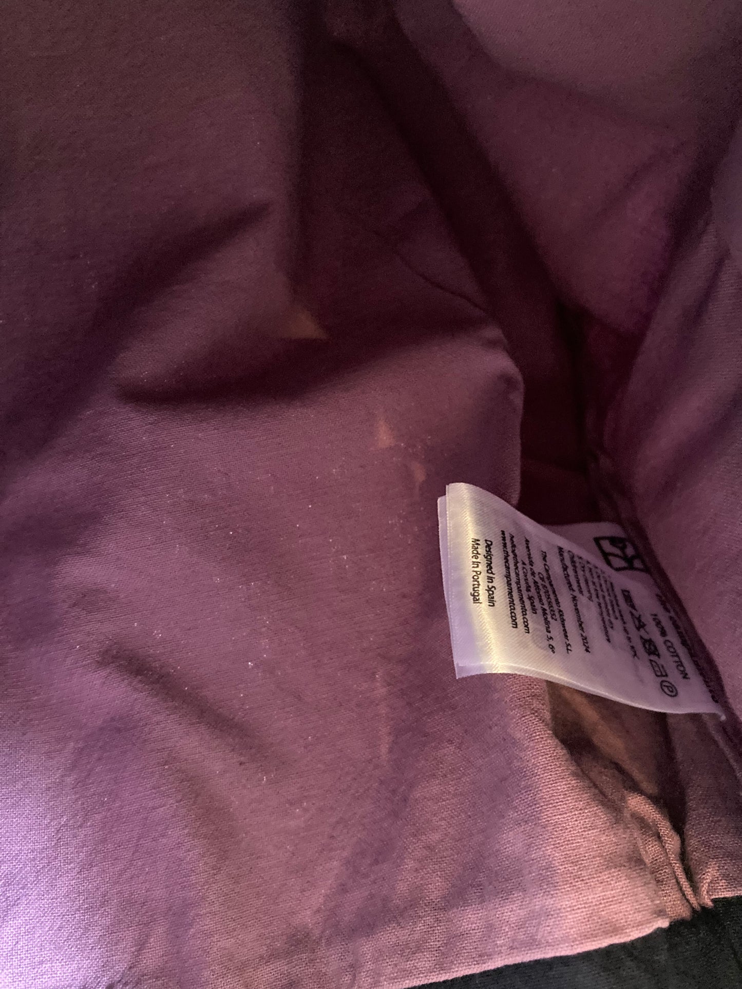 the campamento / purple color block kids jacket