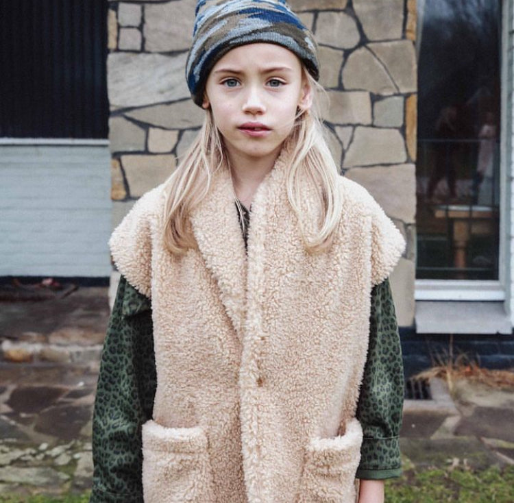 cosisaidso / sleeveless jacket sherpa