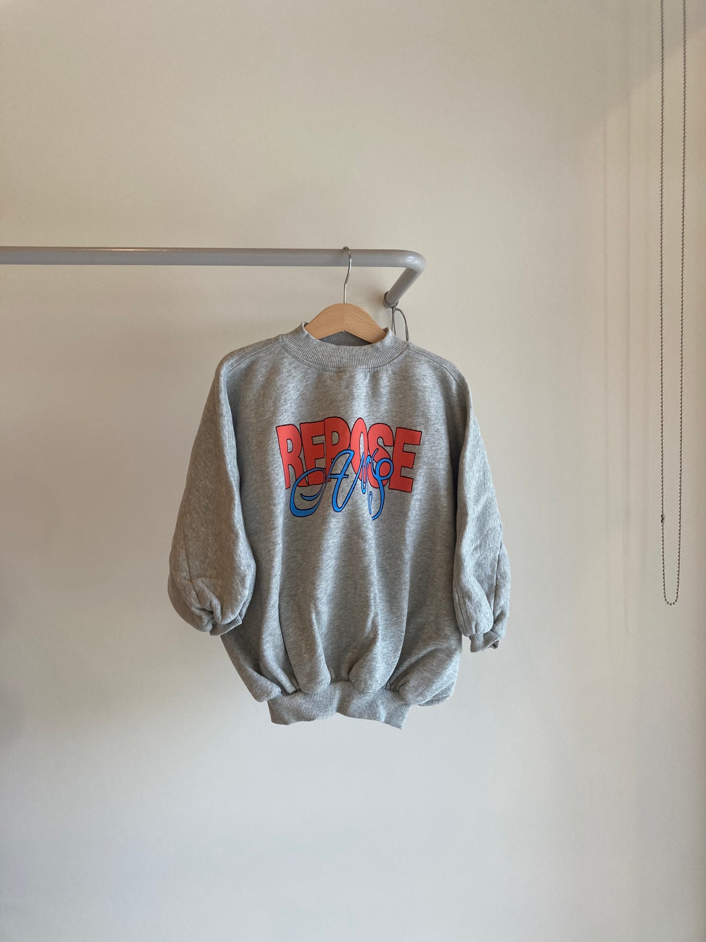 repose ams / iris crop sweater