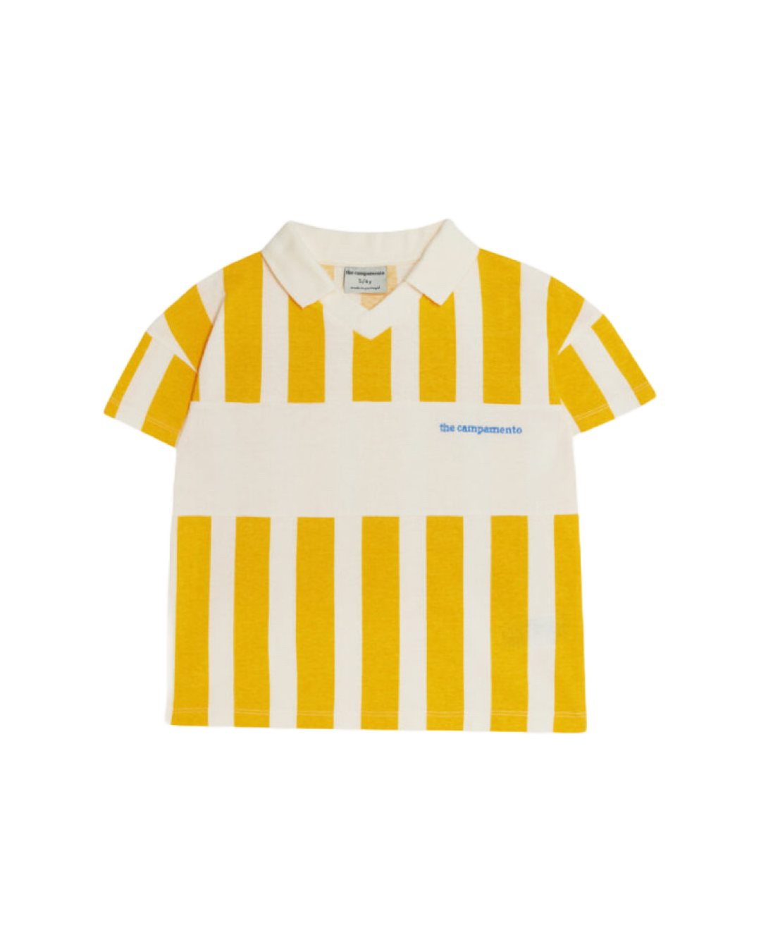 the campamento / yellow stripe polo