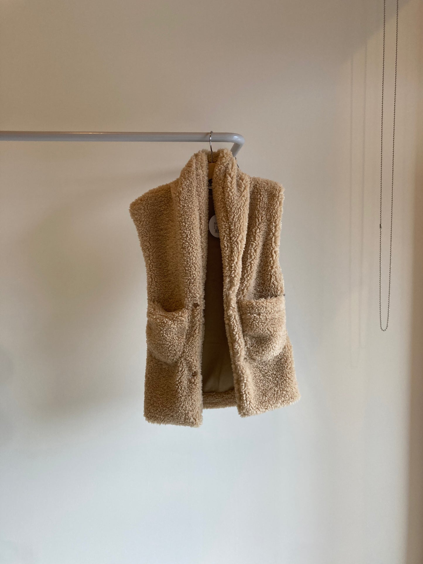 cosisaidso / sleeveless jacket sherpa