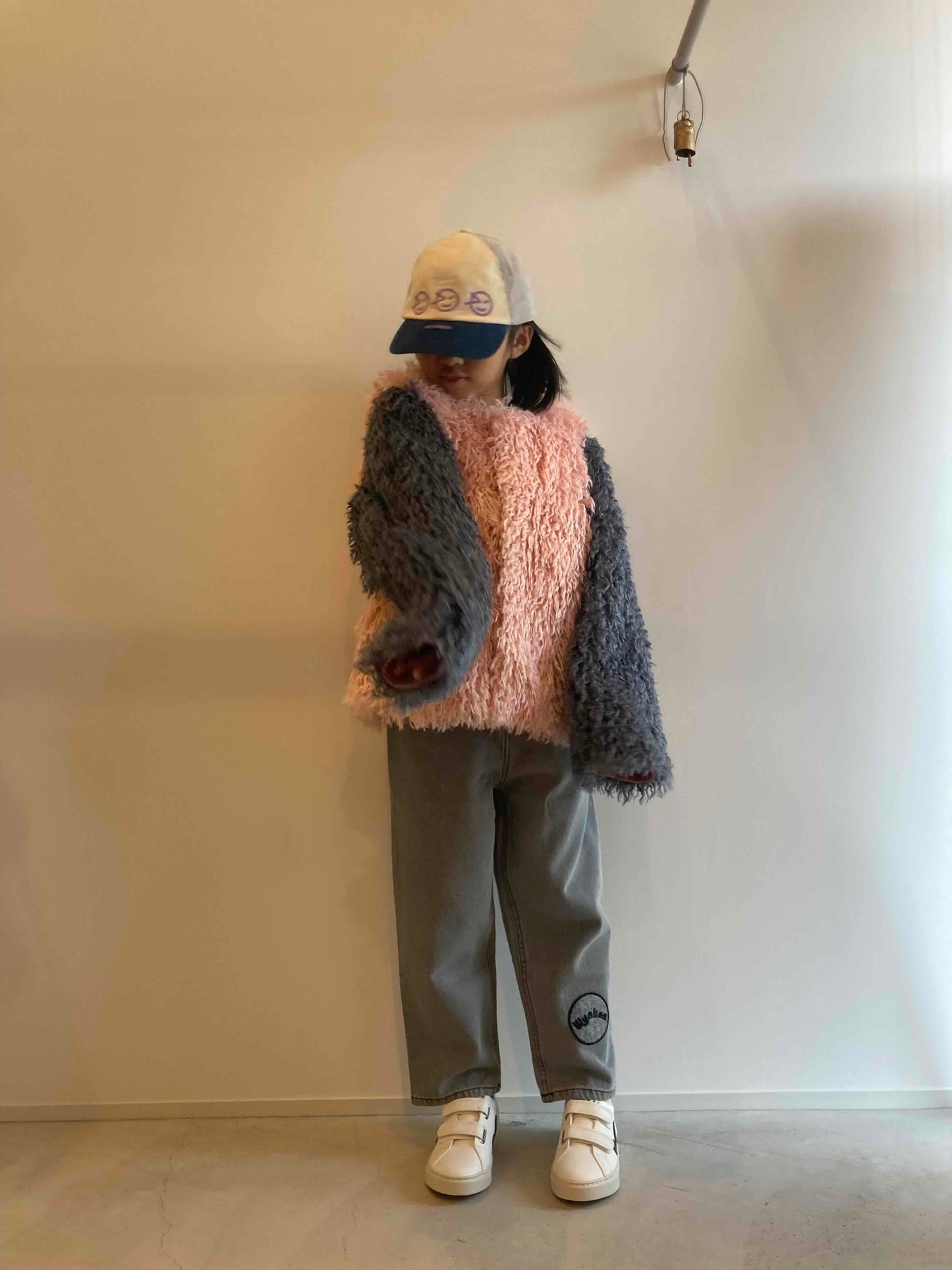 wynken / shaggy box jacket pink / blue last 12y !