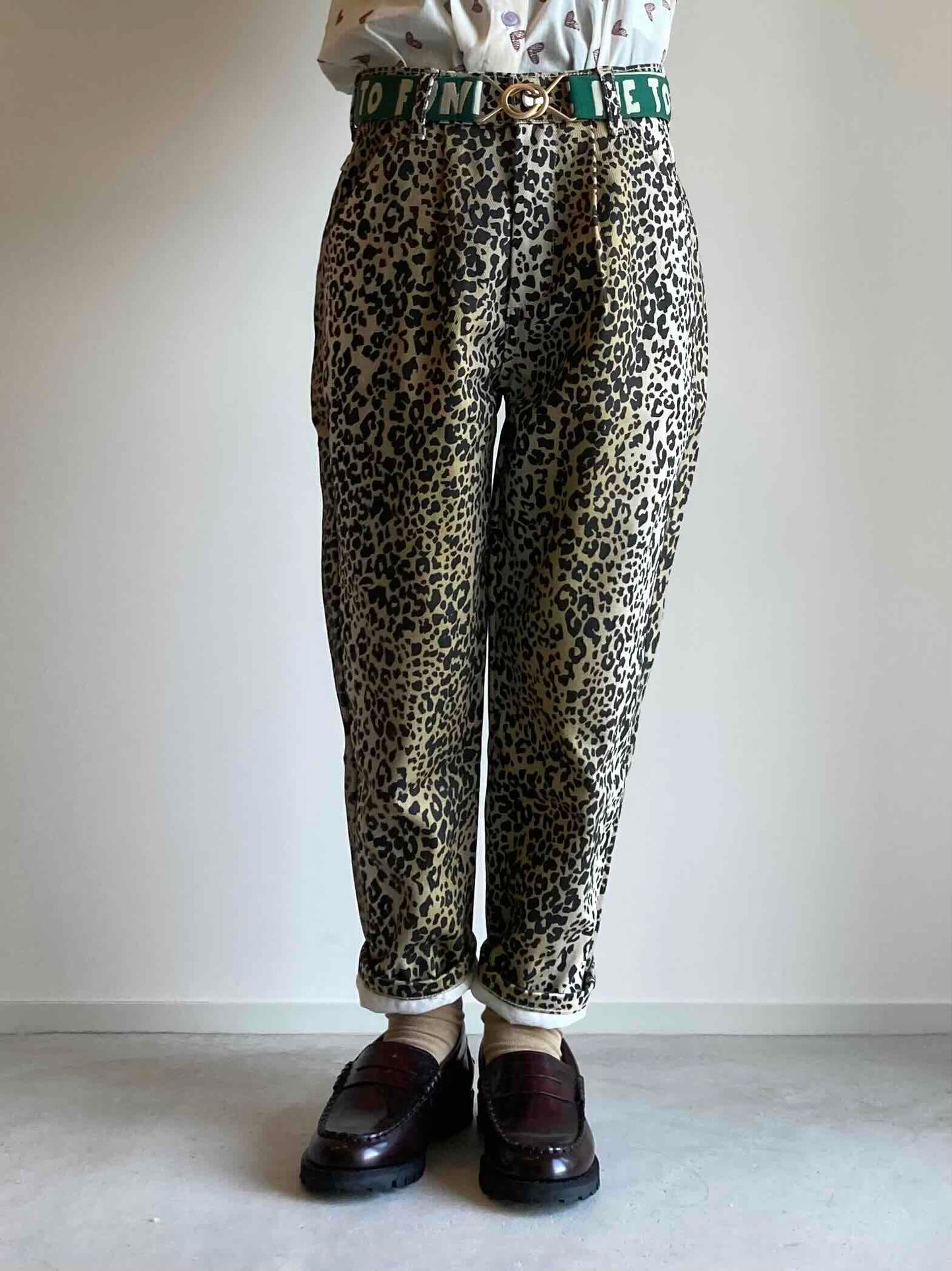 cosisaidso / denim pant leopard 60%OFF