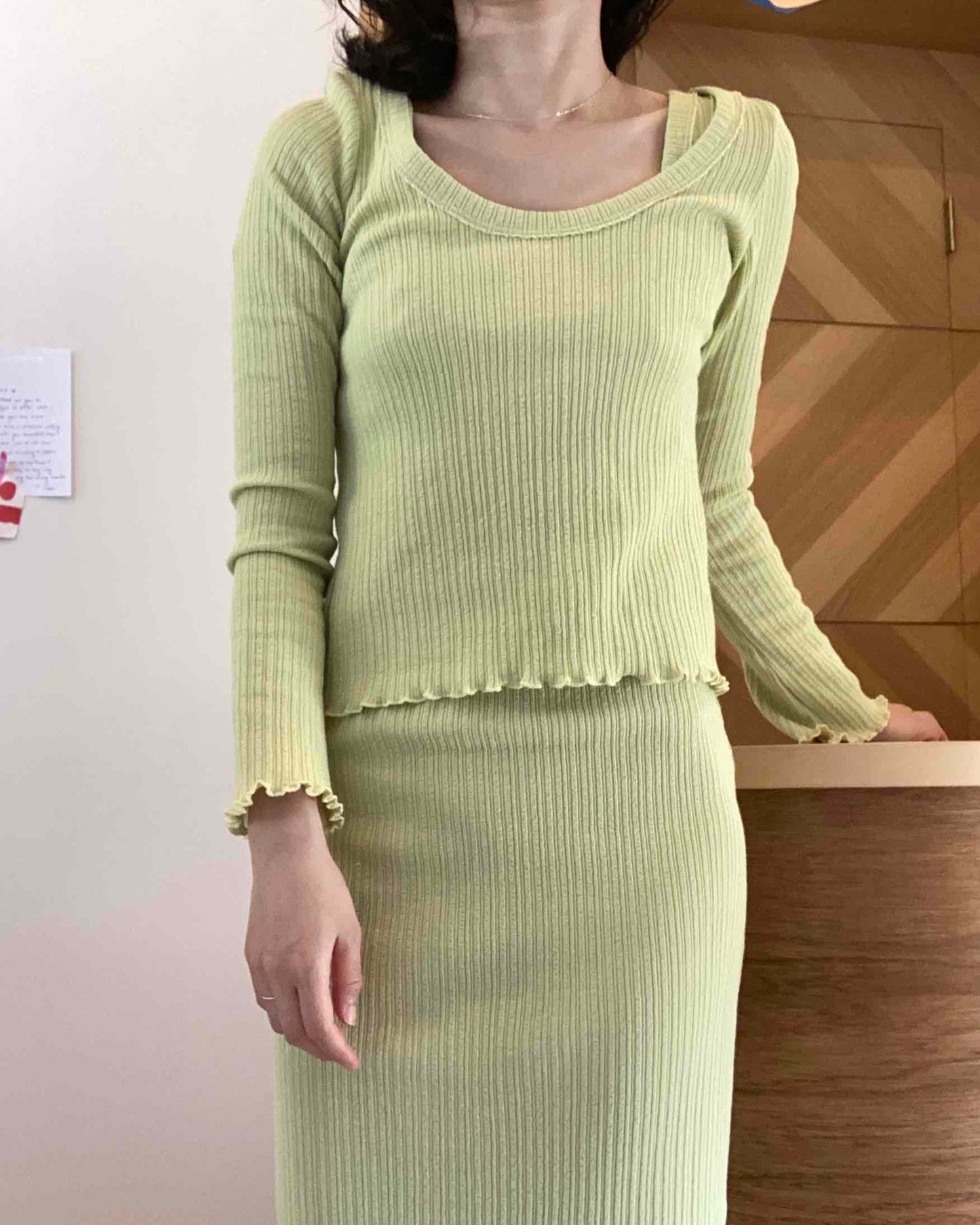 permanent vacation / process scoop top celery / last S size !
