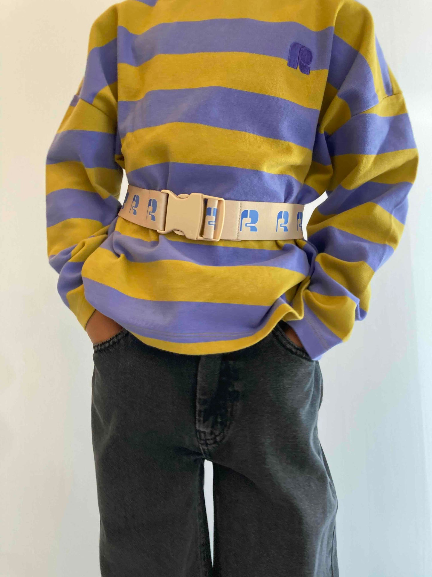 repose ams / boxy sweater golden storm