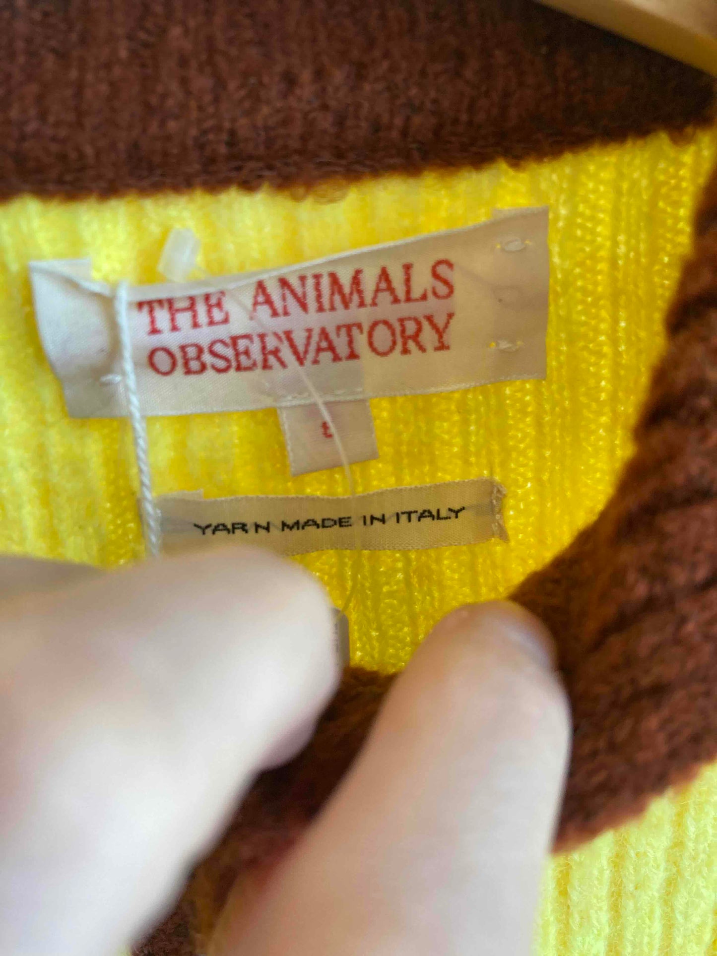 TAO / bicolor toucan kids cardigan