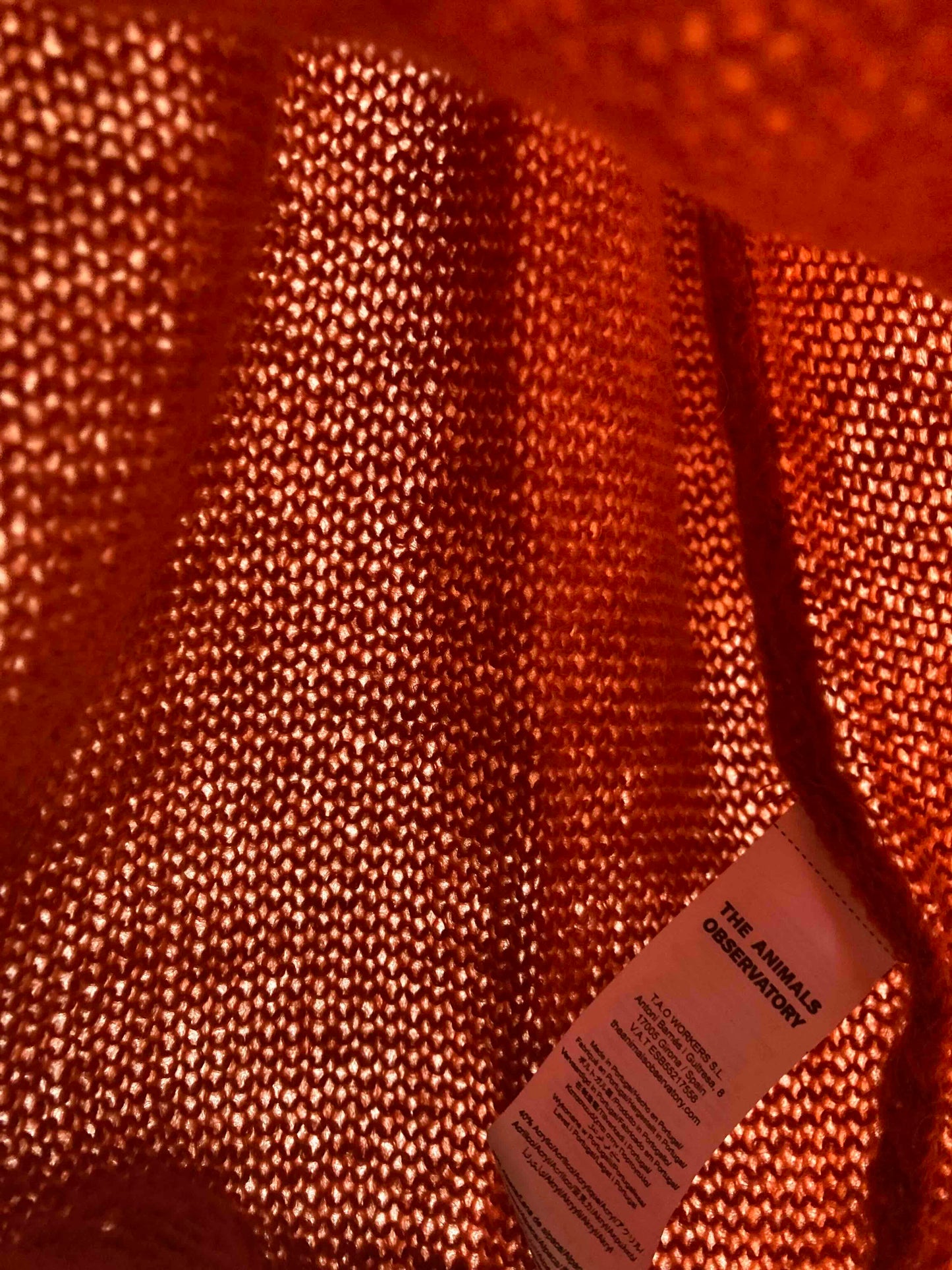 TAO / raven kids sweater / deep orange