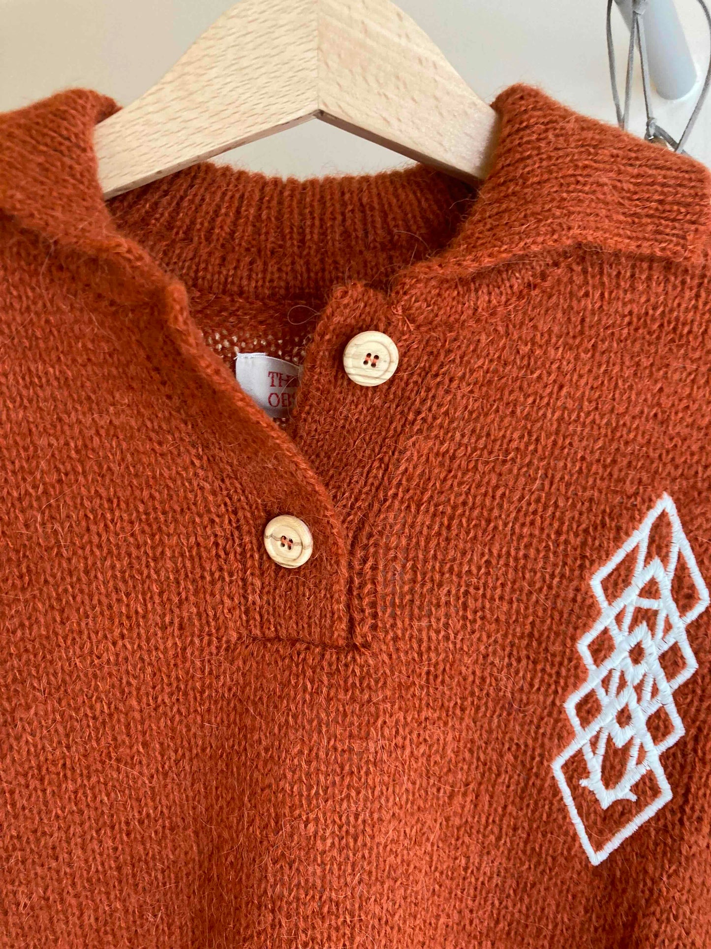 TAO / raven kids sweater / deep orange