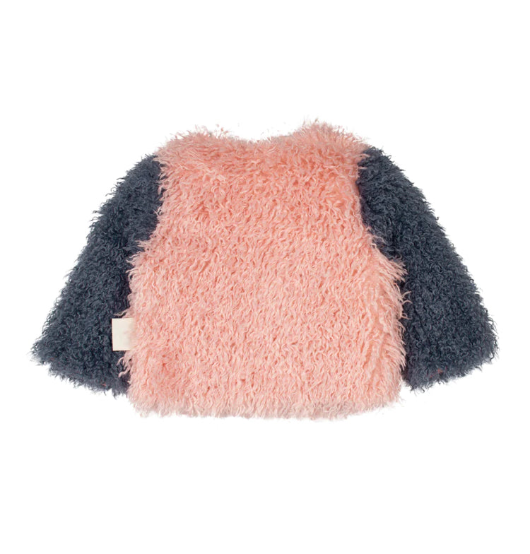 wynken / shaggy box jacket pink / blue last 12y !