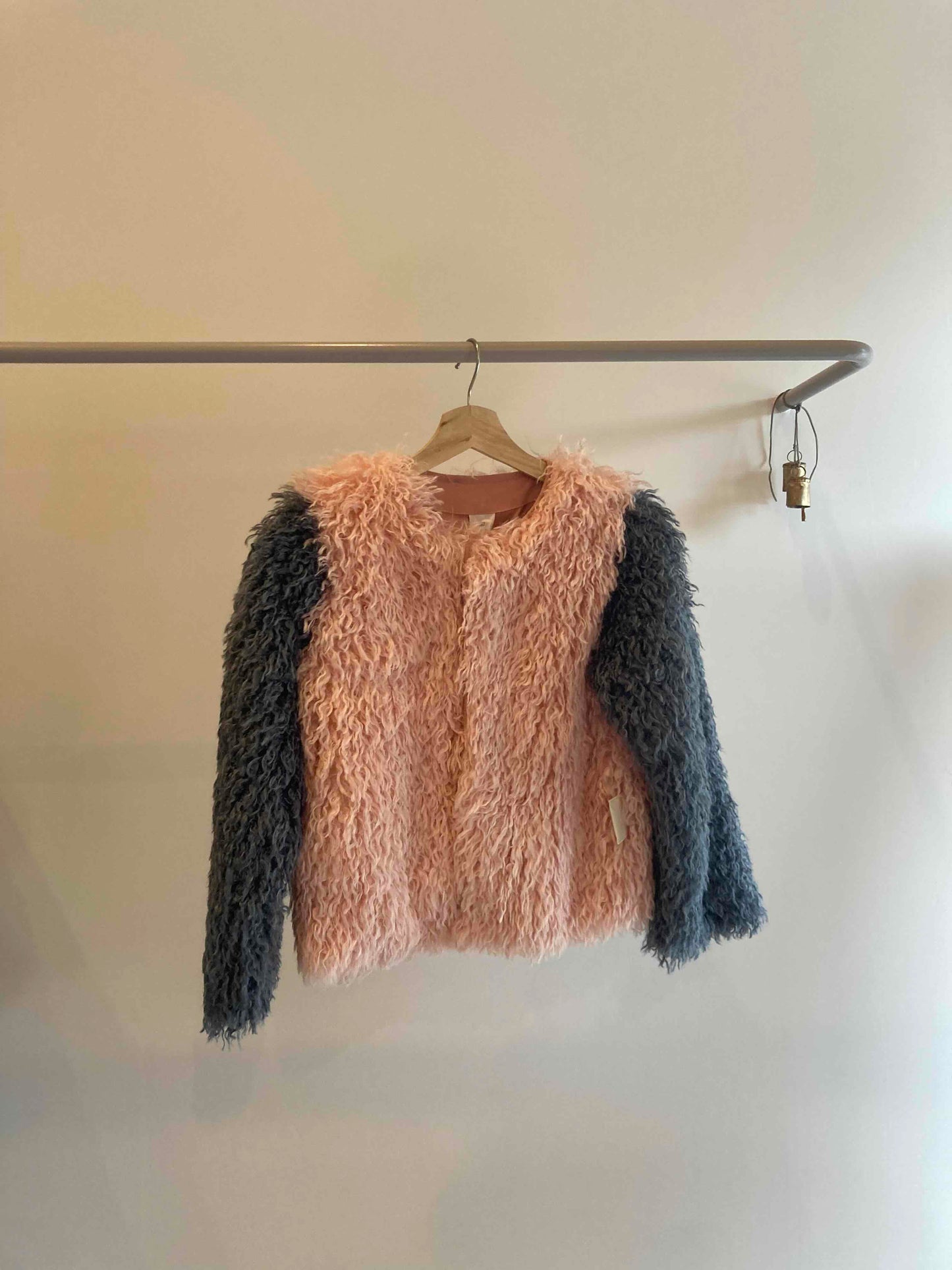 wynken / shaggy box jacket pink / blue last 12y !