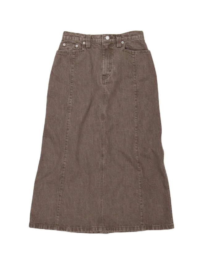 permanent vacation / homage denim skirt