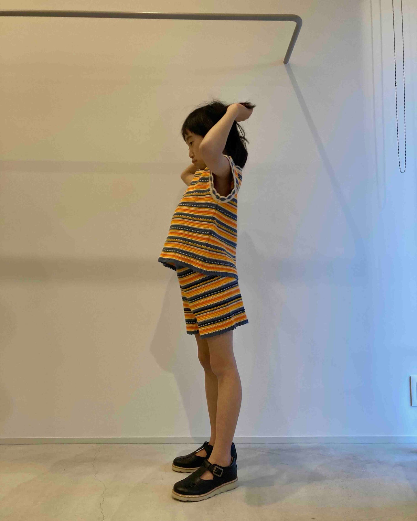 the new society / marco short knit fantasy apperol