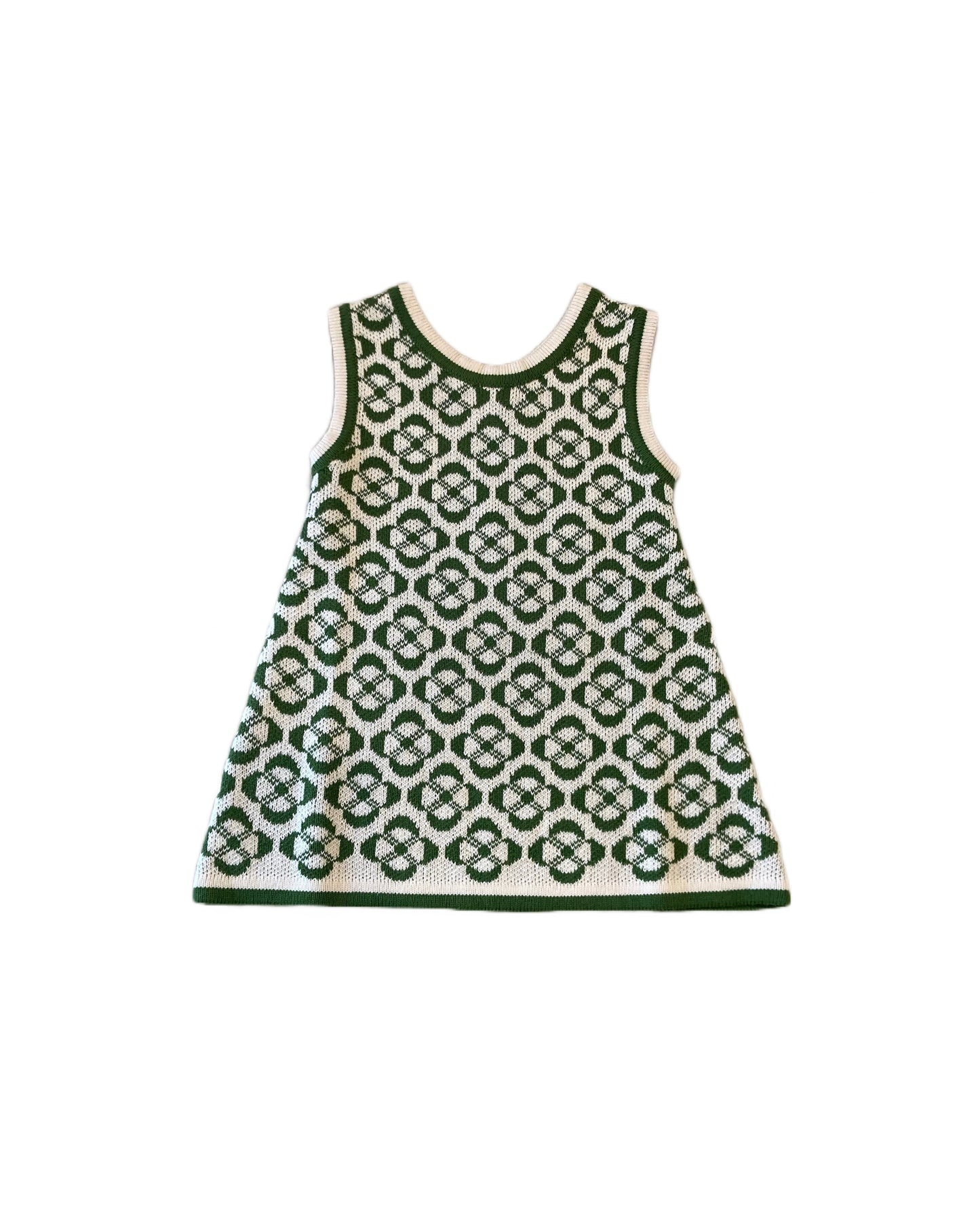 fish&kids / retro knitted dress 8-9y !
