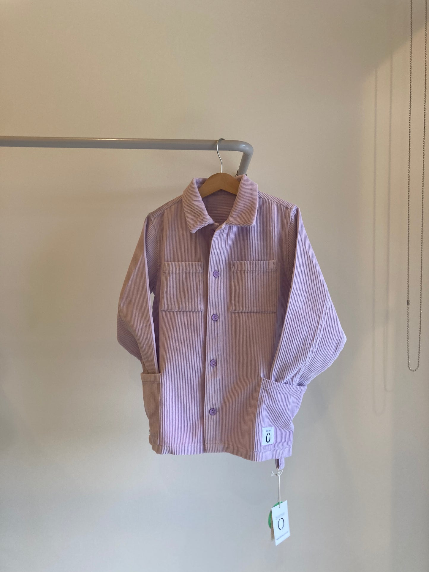 borne / cord overshirt vida lavender