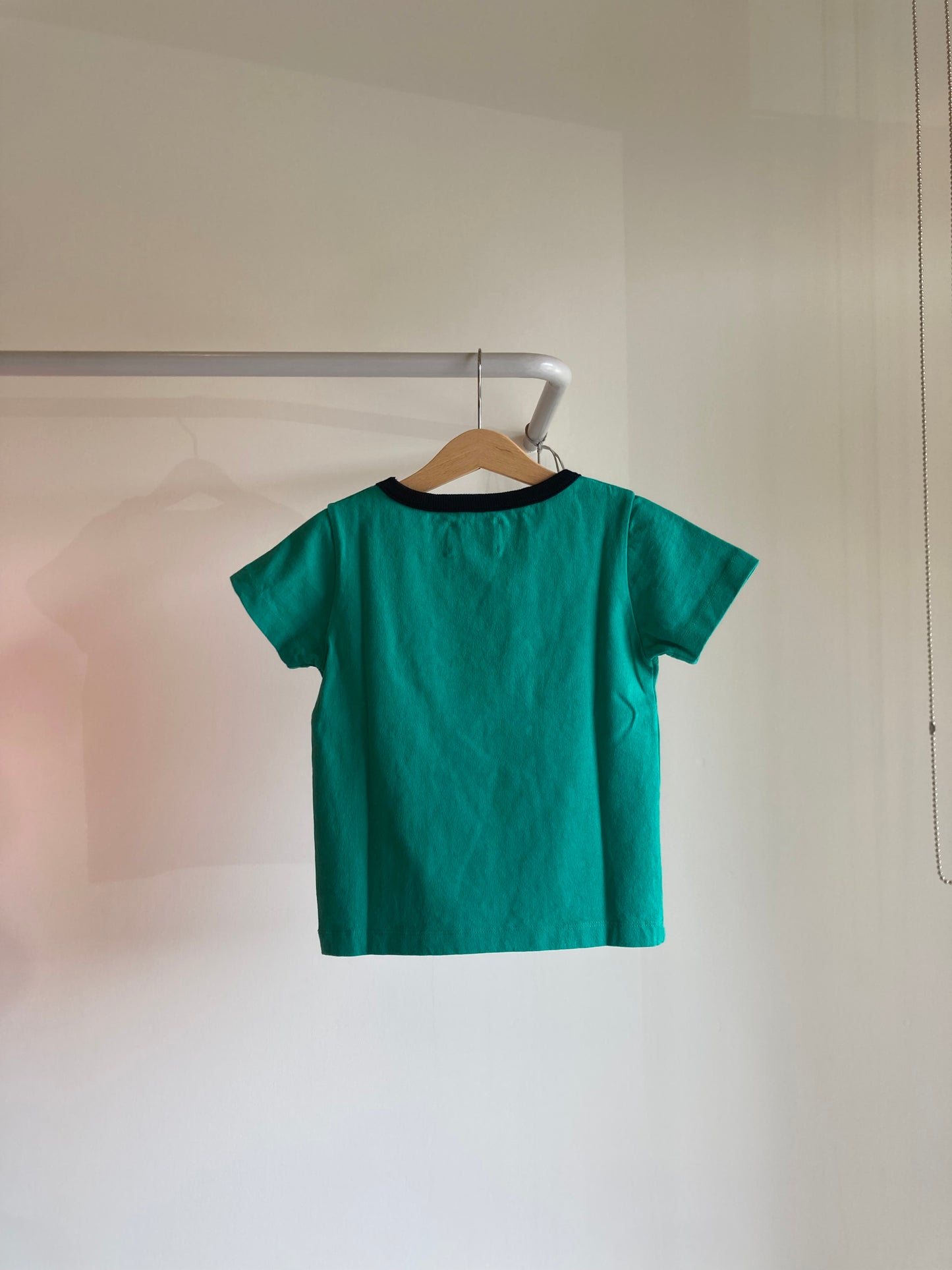 tom&boy / washed T-shirt / green last 12y ！