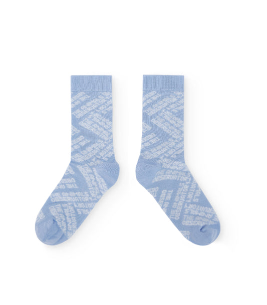 TAO / soft blue worm socks