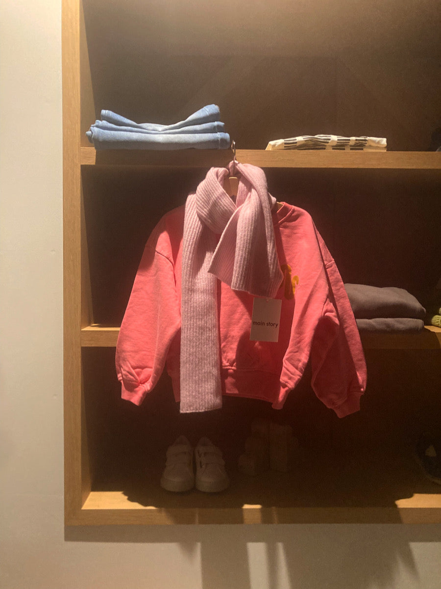 main story / bubble sweatshirt