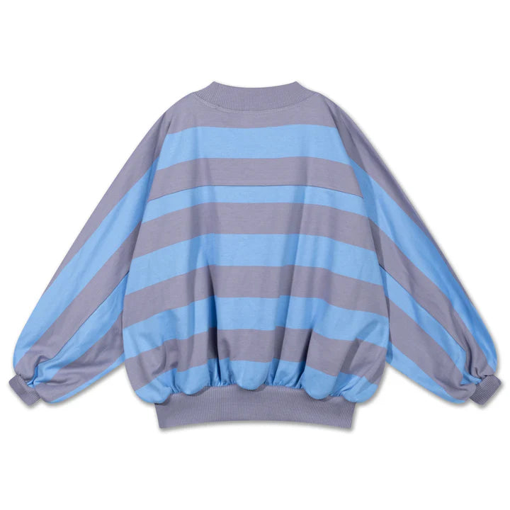 repose ams / iris crop sweater / block stripe