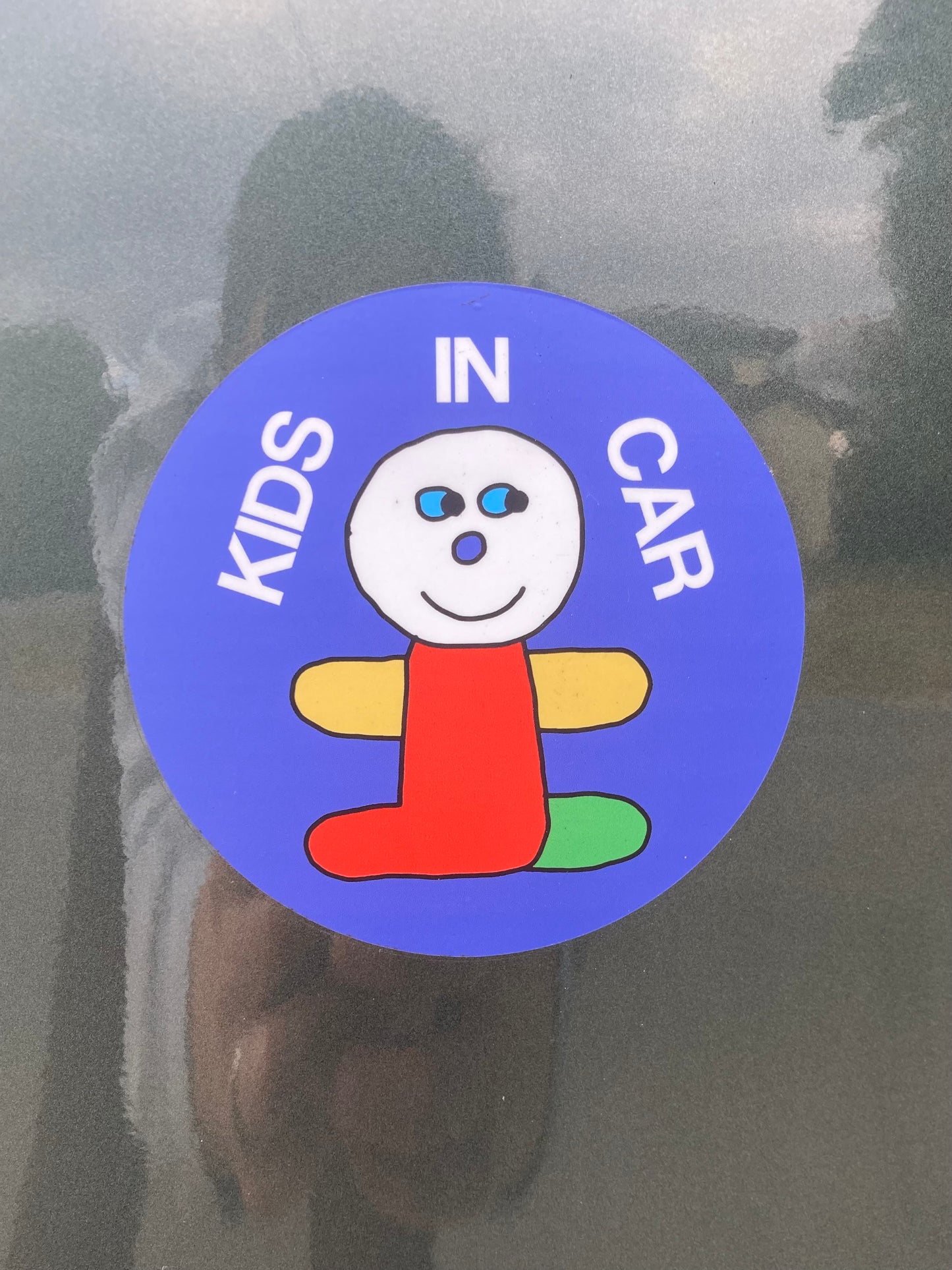 sticker / “kids in car ”