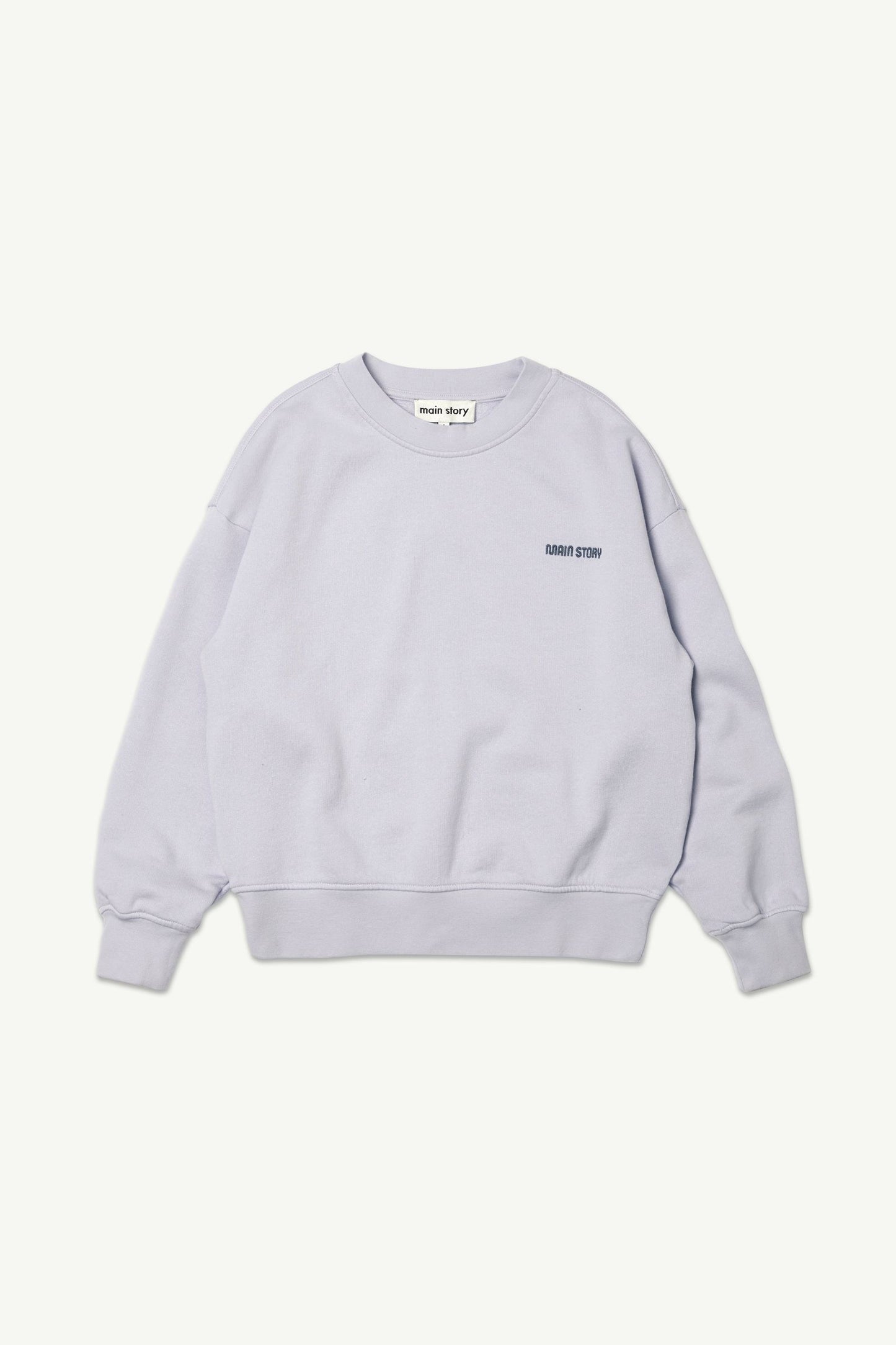 main story / bubble sweatshirt thistle