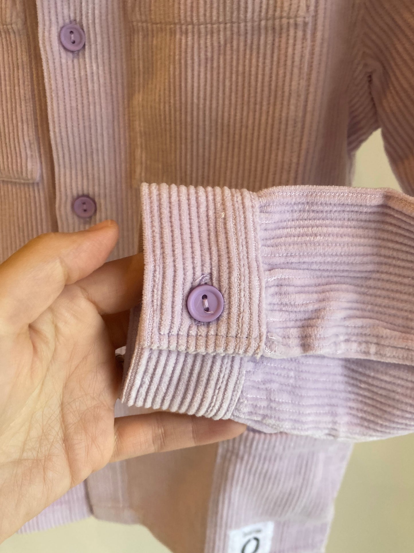 borne / cord overshirt vida lavender