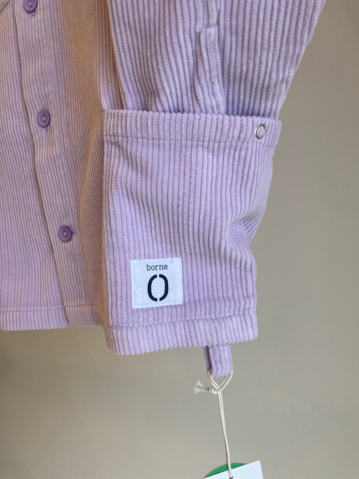 borne / cord overshirt vida lavender