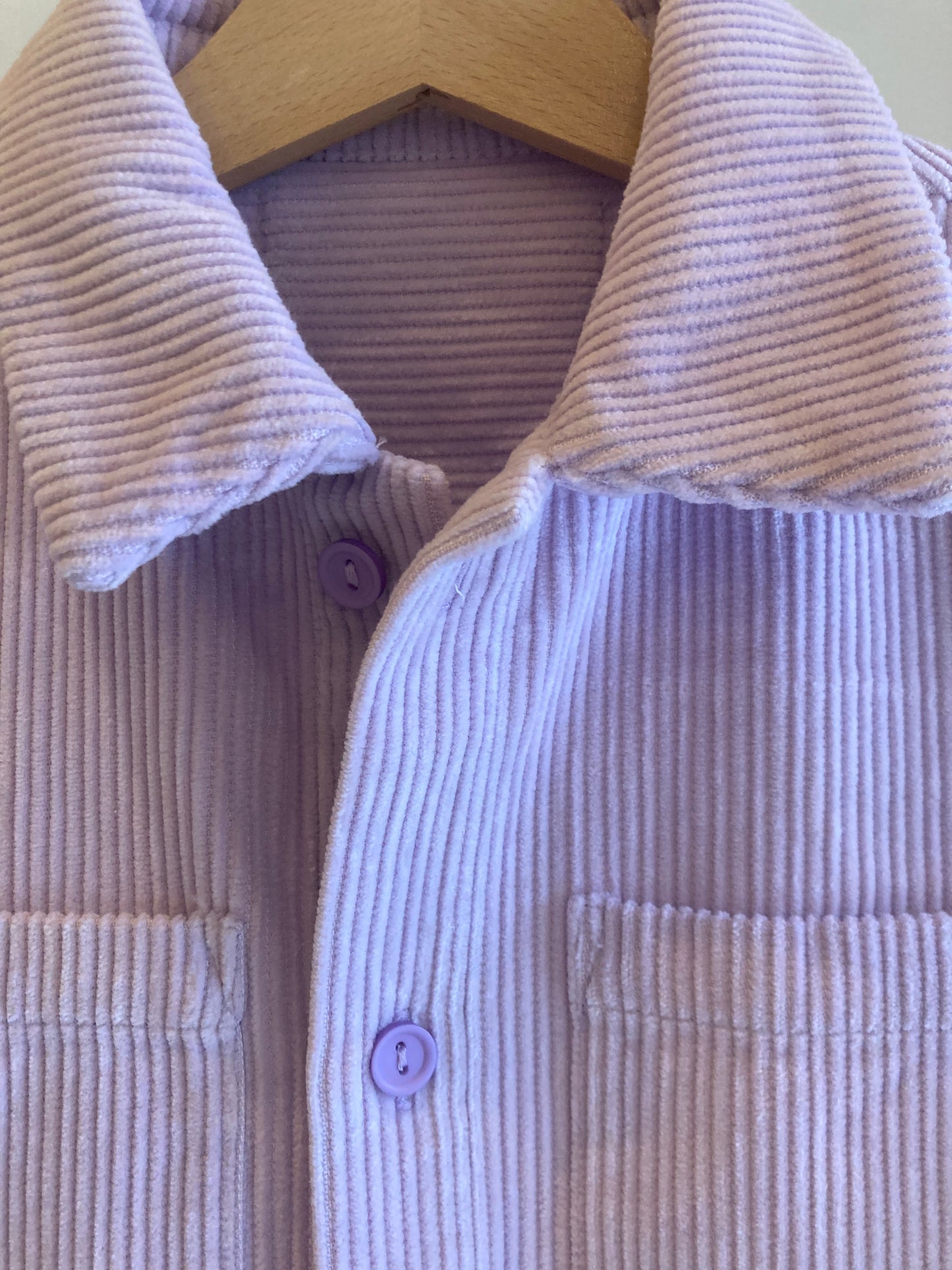 borne / cord overshirt vida lavender
