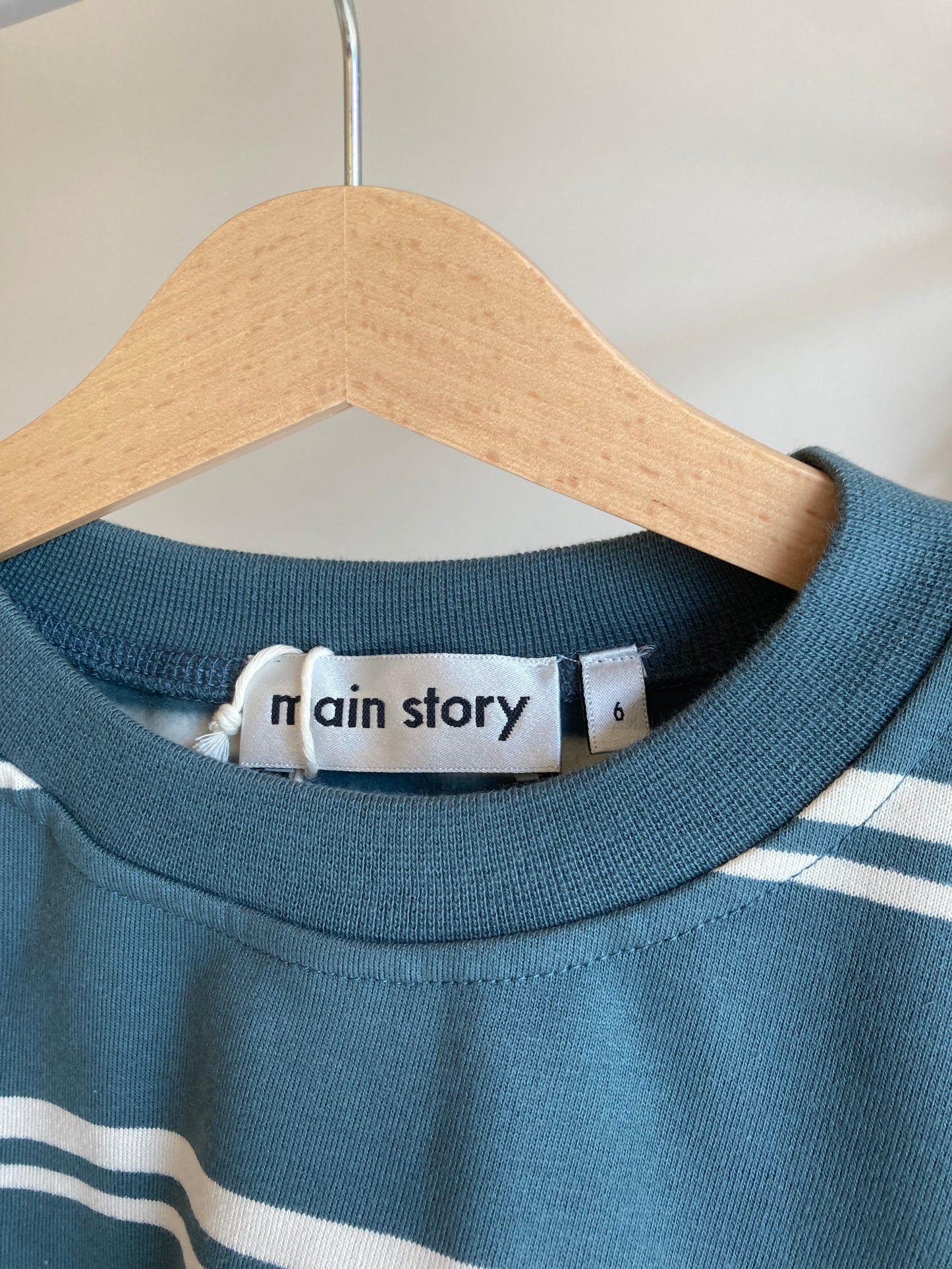 main story / bubble sweatshirt green