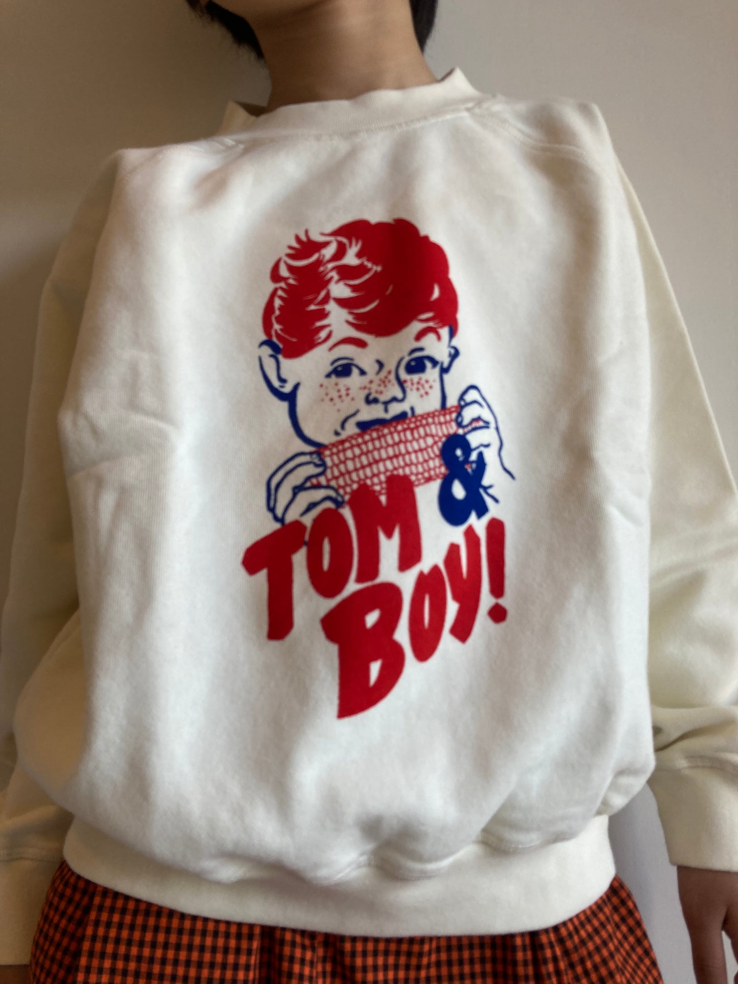 tom&boy / sweat shirt / offwhite