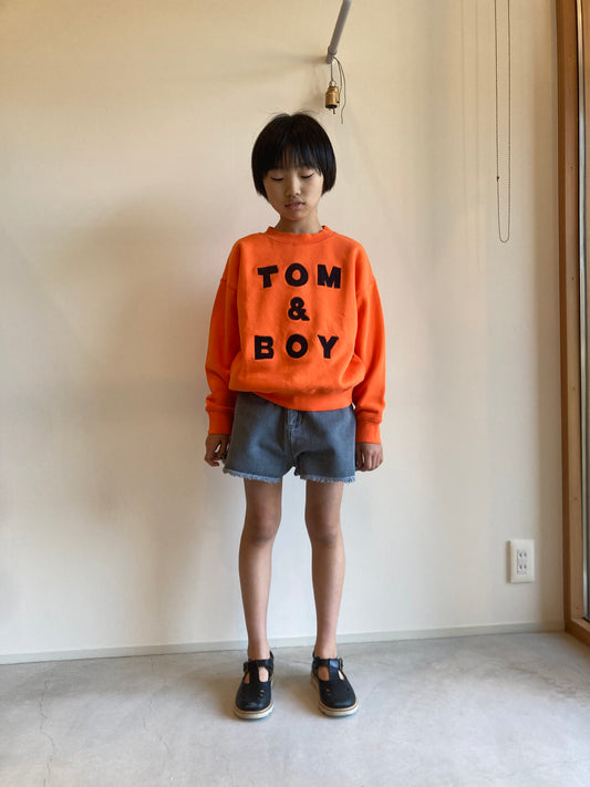 tom&boy / sweat shirt / orange last 10y !