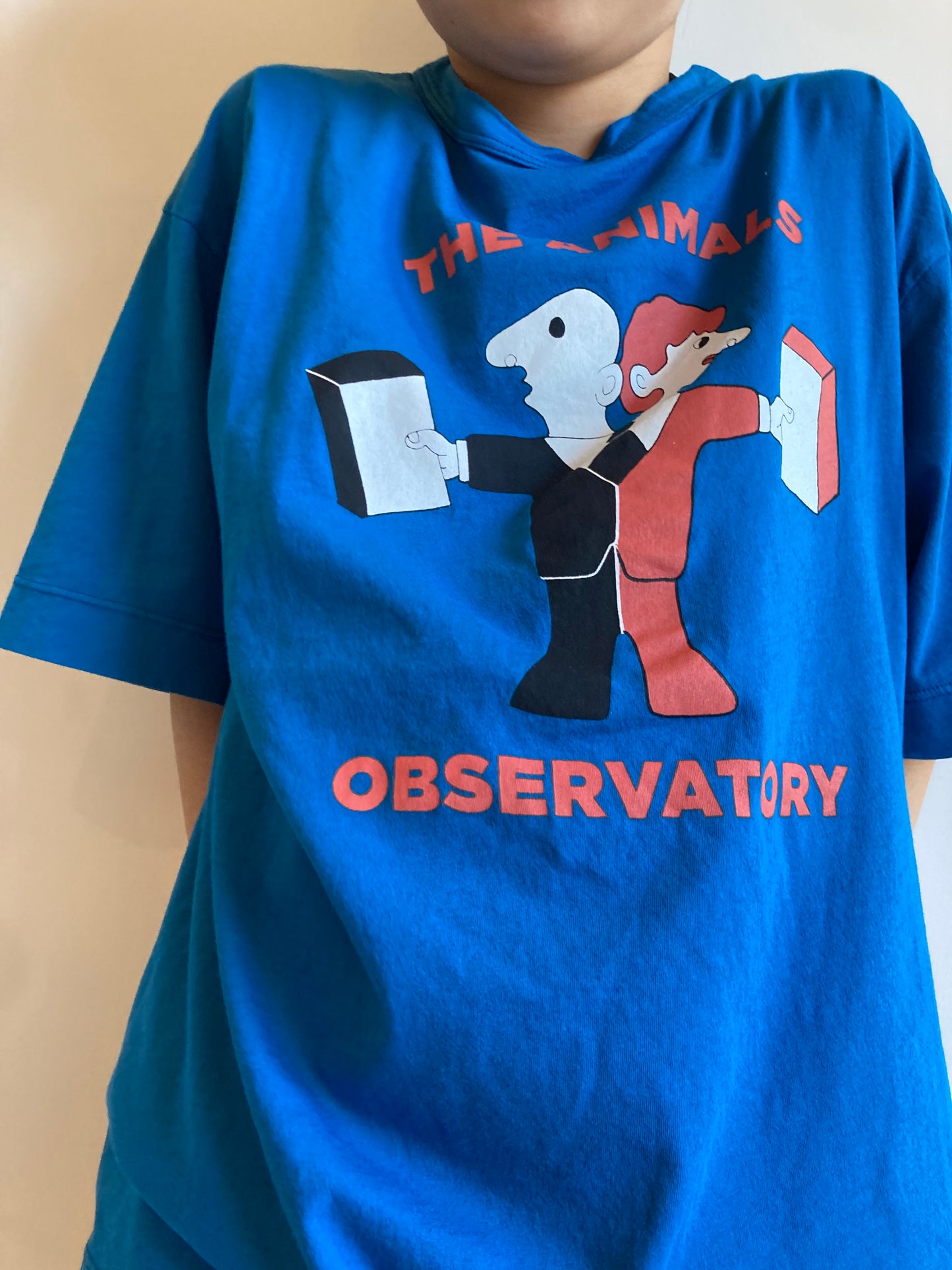 TAO / rooster oversize kids T blue