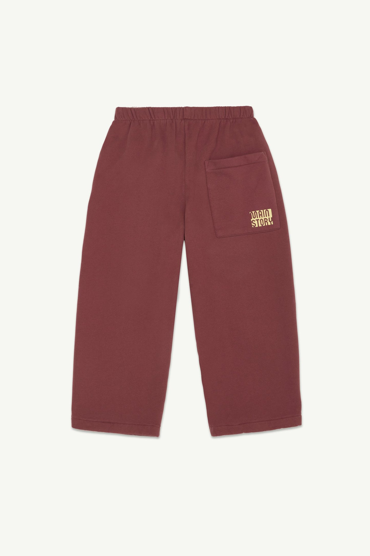 main story / lounge pant / burgundy