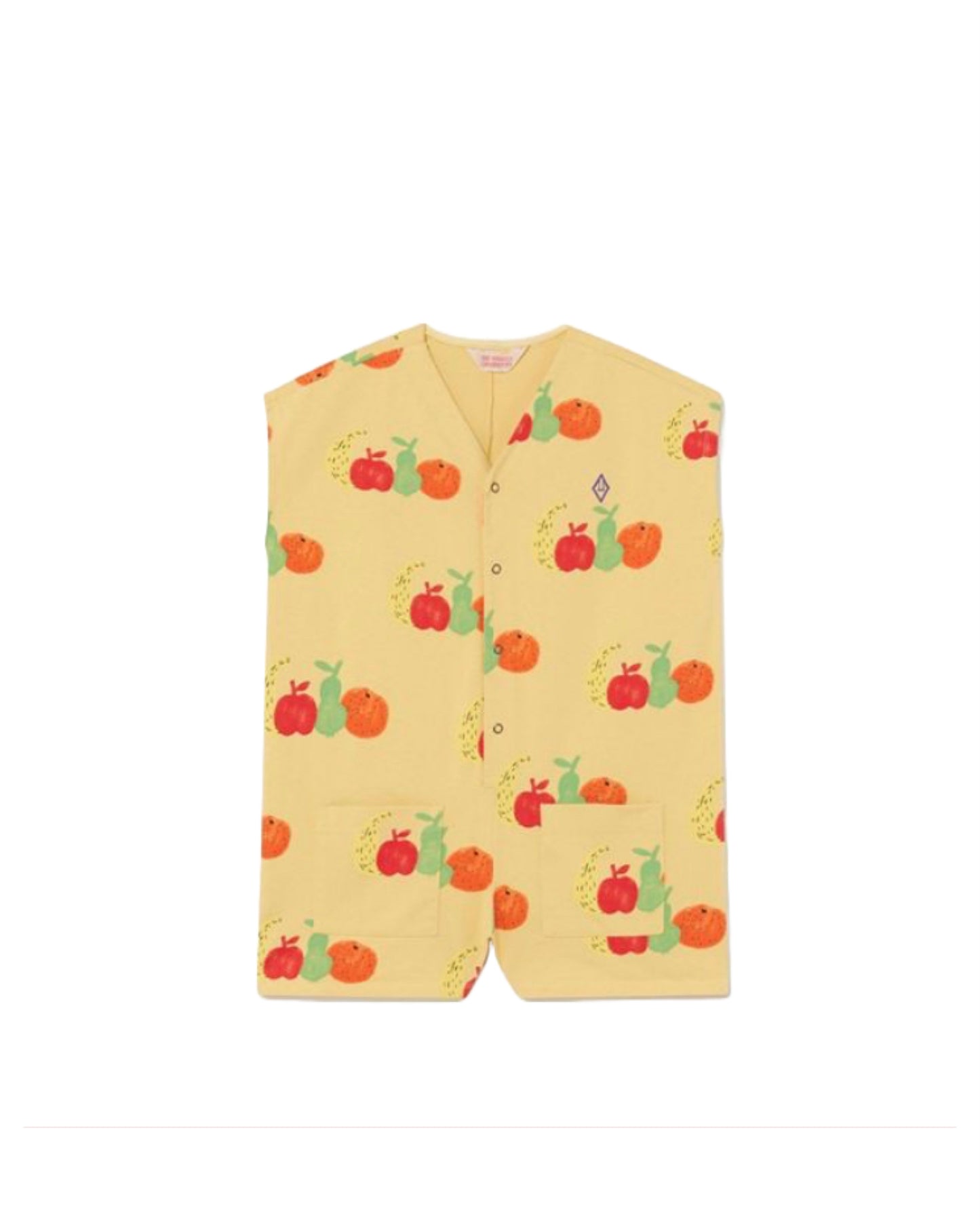 TAO / yellow fruits ape jumpsuit / 6m 12m 18m