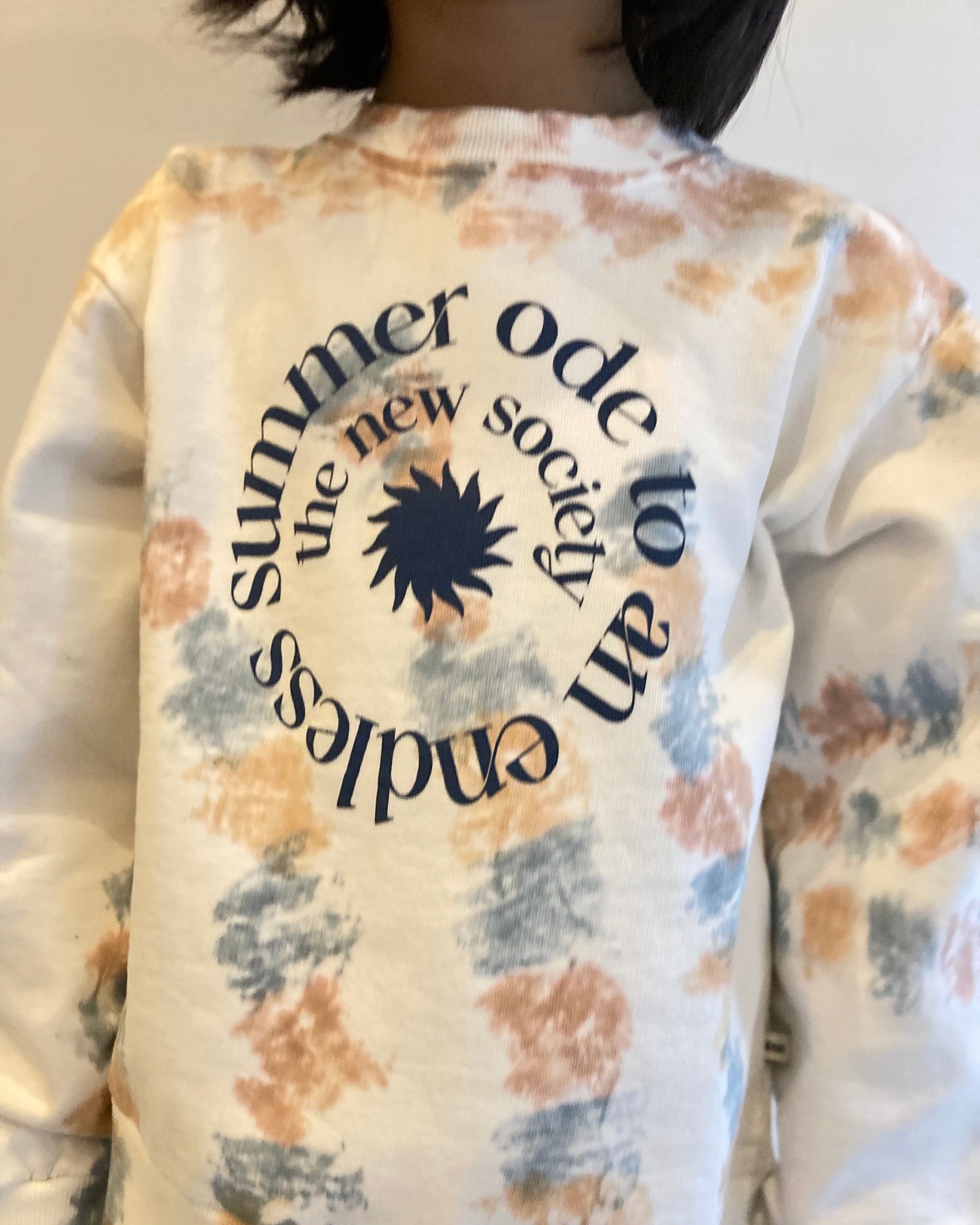 the new society / enrico sweater tie dye